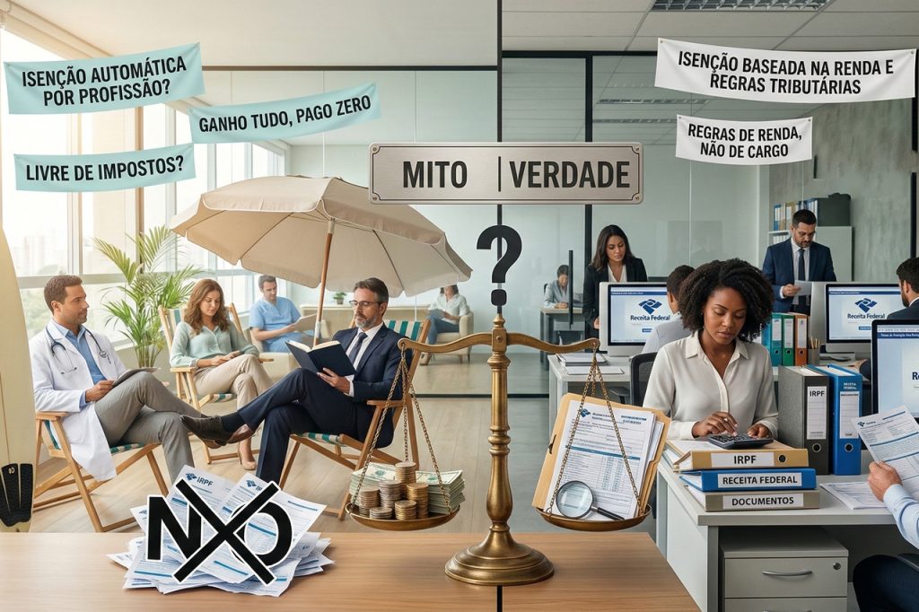 Profissões isentas de Imposto de Renda